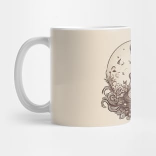 Beautiful Woman with Tattoo Mug